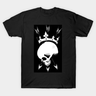 Pierced Crowned Skull T-Shirt